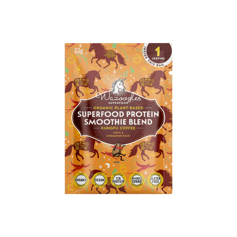 Wazoogles - Superfood Protein Blend Kungfu Coffee 500g - Image 2