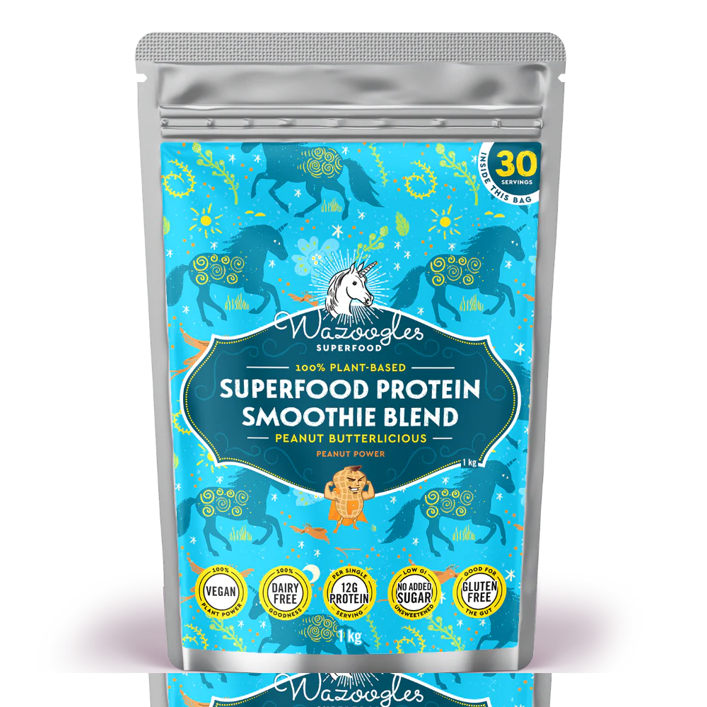 Wazoogles - Superfood Protein Blend Peanut Butterlicious 1kg