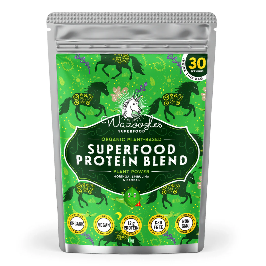 Wazoogles - Superfood Protein Smoothie Blend Plant Power 1kg - Image 2