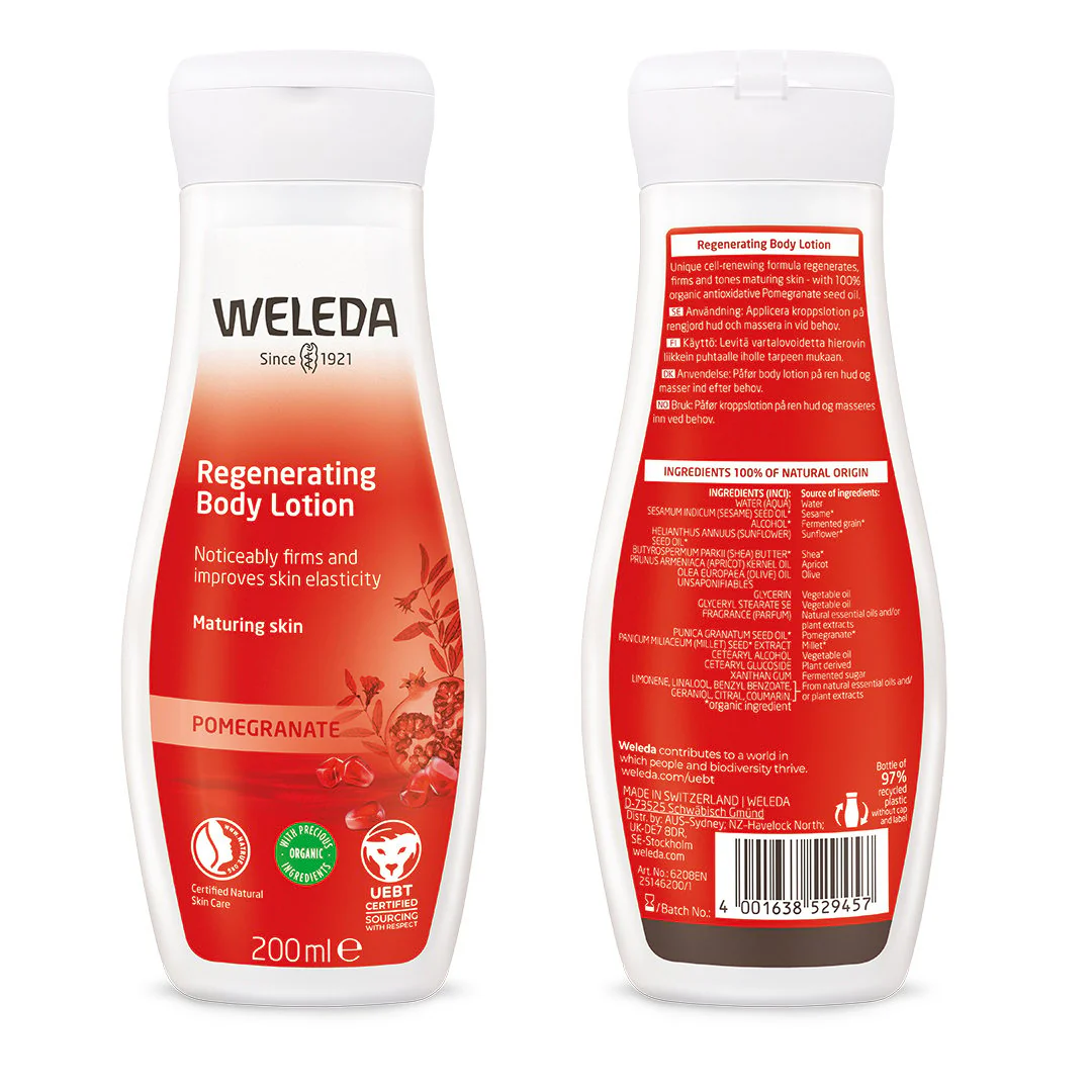Weleda - Regenerating Body Lotion Pomegranate 200ml - Image 2