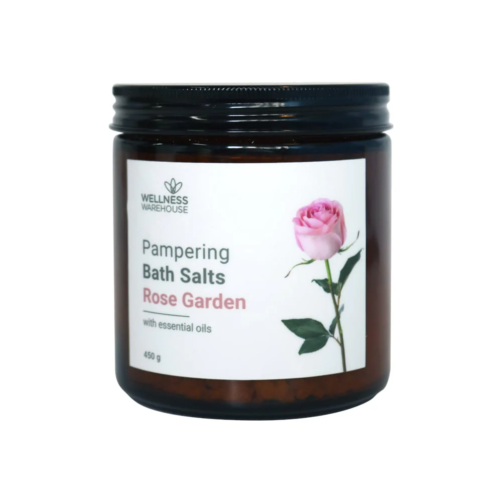 Wellness - Bath Salts Jar Rose 450g