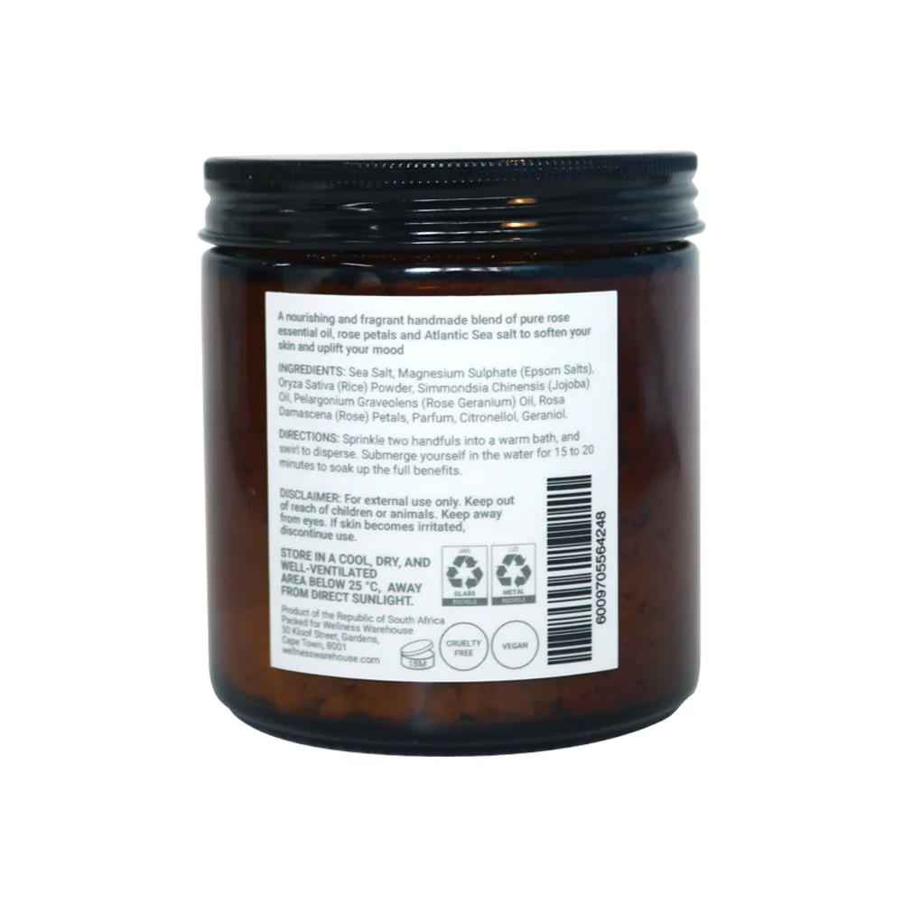 Wellness - Bath Salts Jar Rose 450g - Image 2