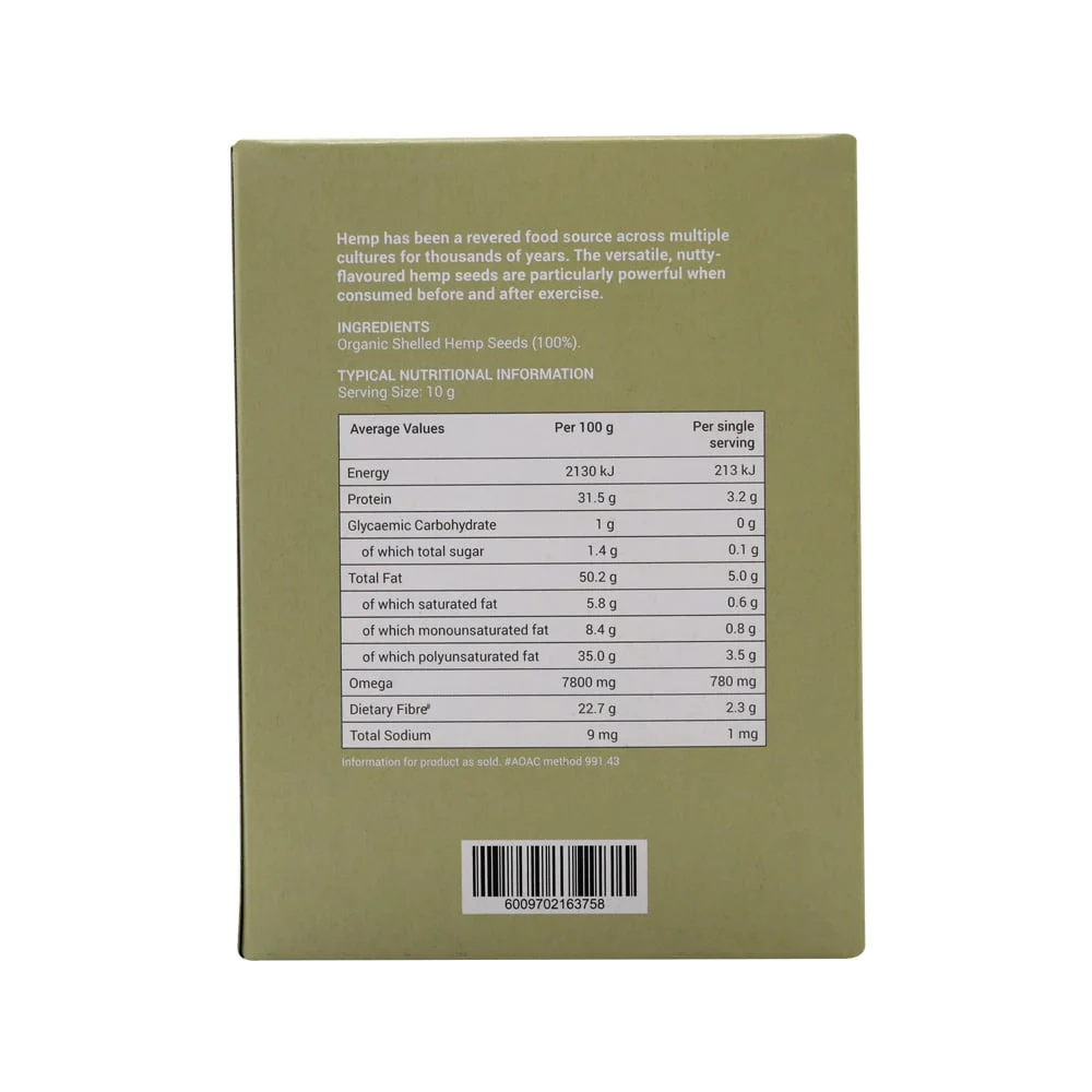 Wellness - Hemp Seeds Shelled Organic 200g - Image 3