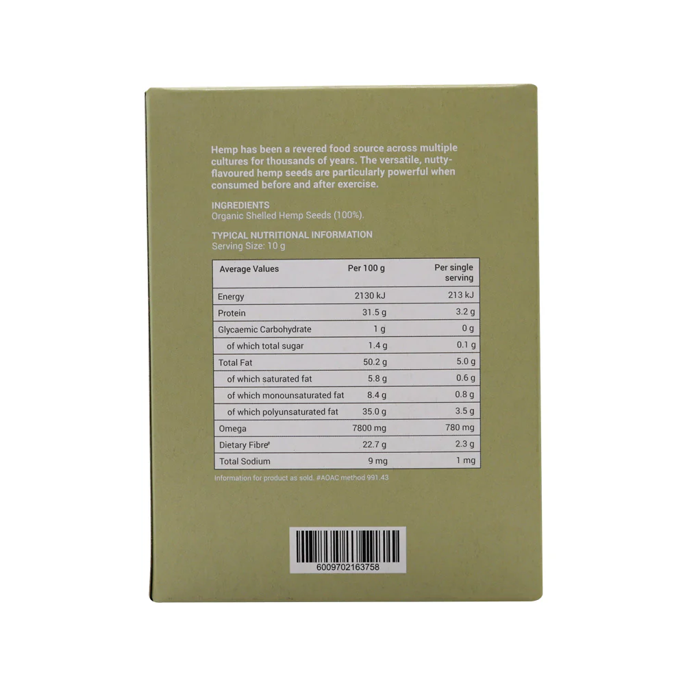 Wellness - Hemp Seeds Shelled Organic 200g - Image 4