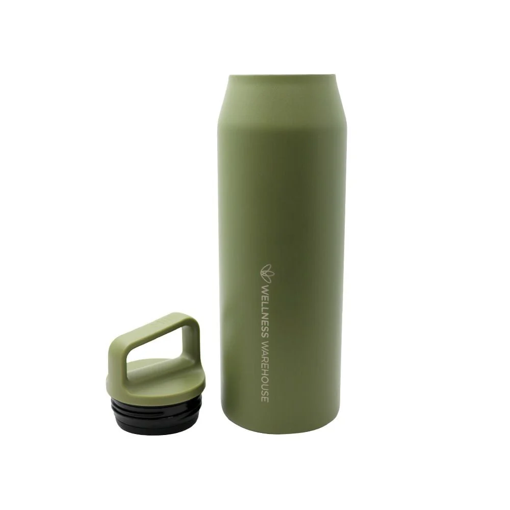Wellness - Hydration Bottle Wide Mouth Evergreen 946ml - Image 2