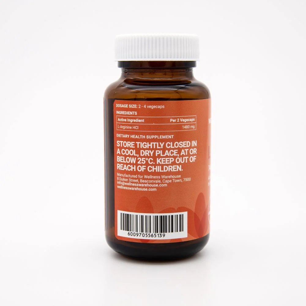 Wellness - L-Arginine 740mg 60s - Image 3
