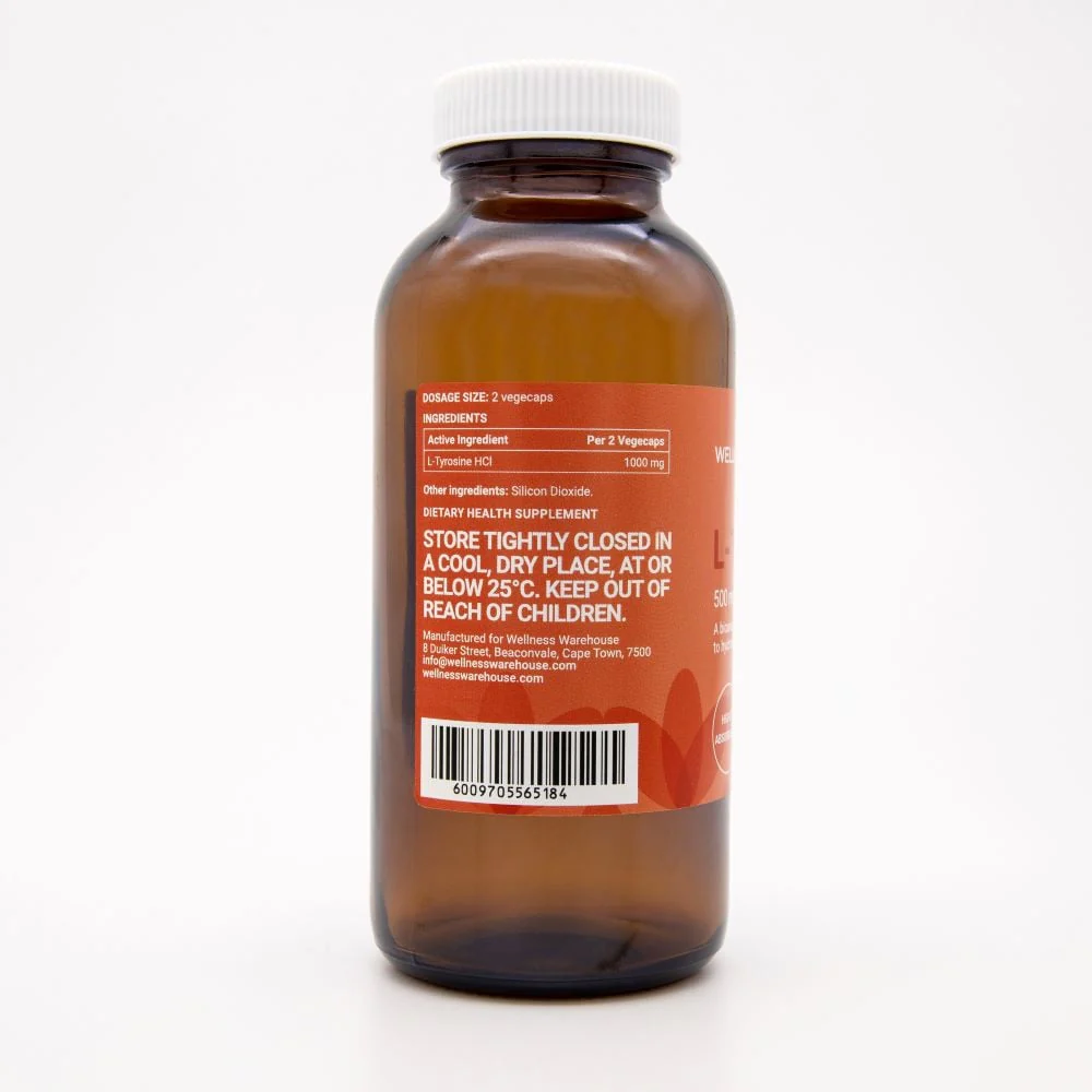Wellness - L-Tyrosine 500mg 120s - Image 3