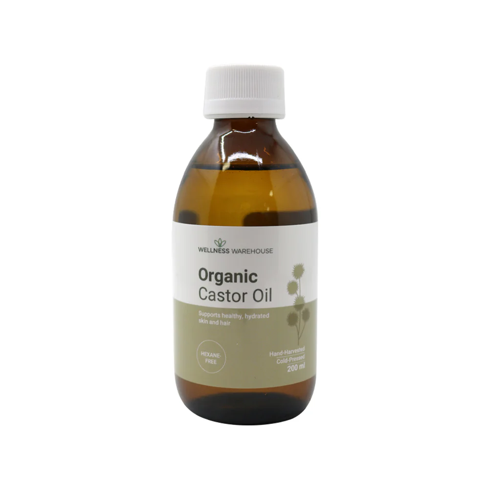 Wellness – Organic Castor Oil (Cold pressed, hexane free) 200ml