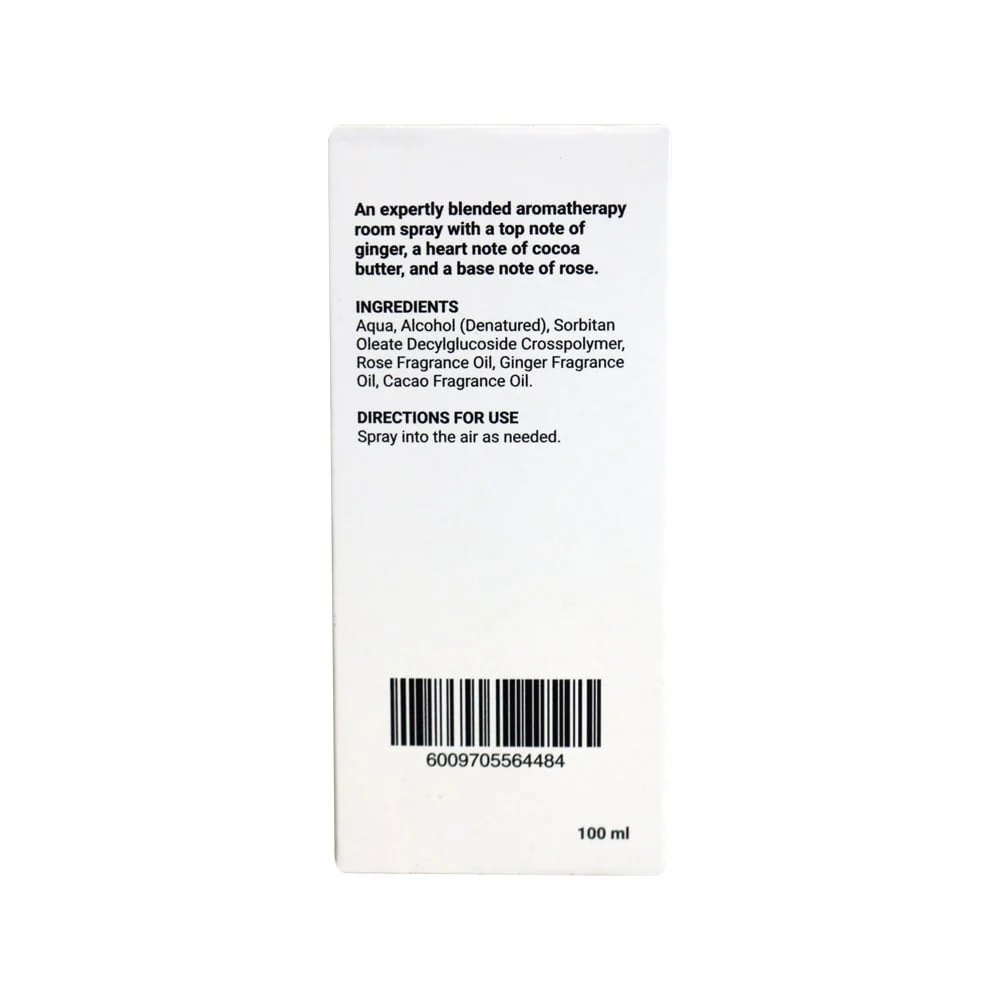Wellness - Room Mist Cocoa Ginger & Rose 100ml - Image 2