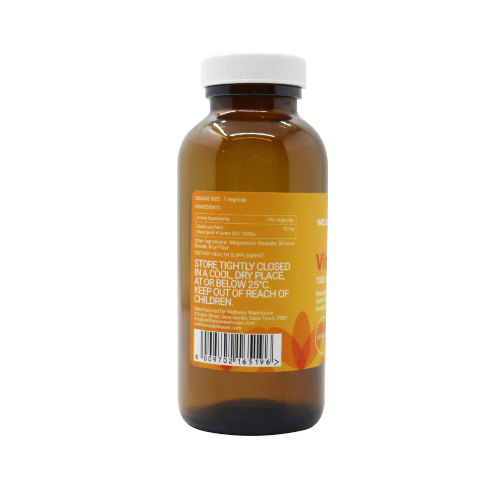 Wellness - Vitamin D3 1000iu Vegan 120s - Image 3