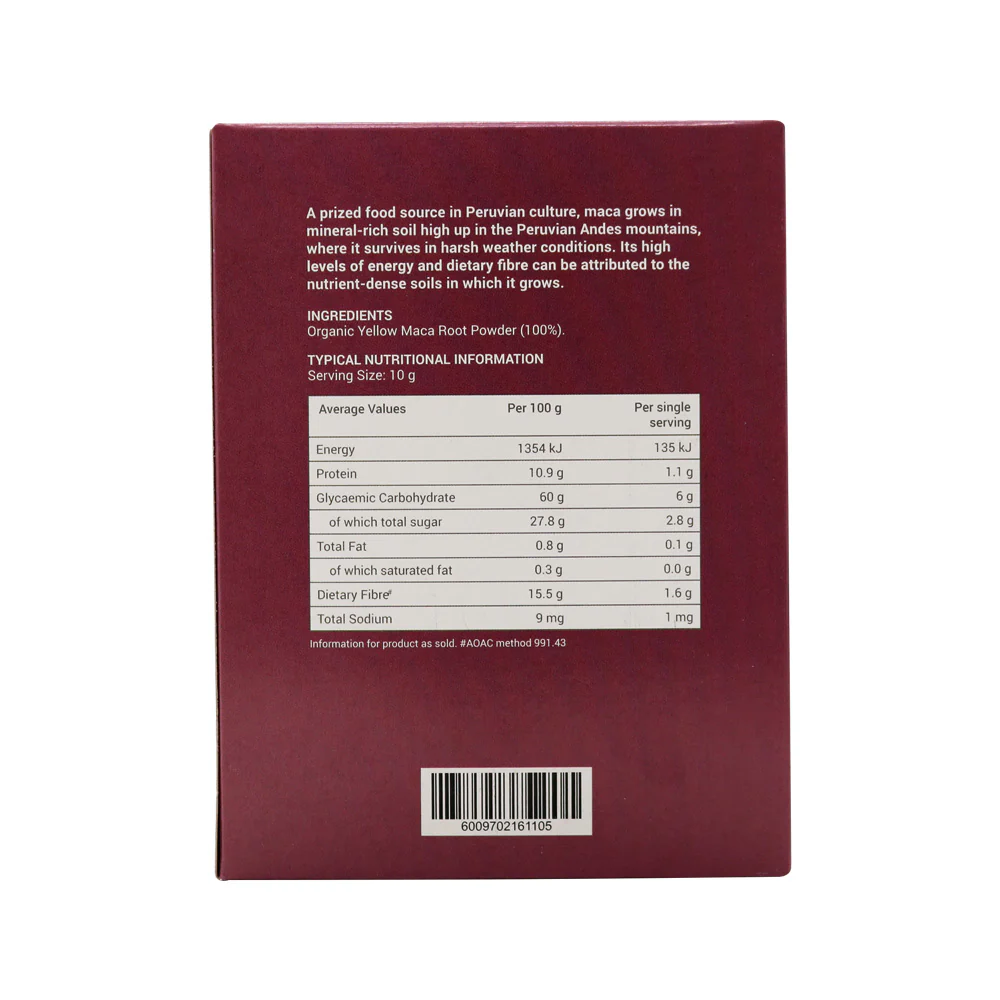 Wellness - Yellow Maca Powder Organic 200g - Image 4