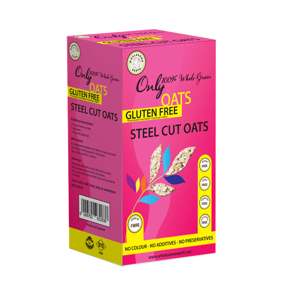 Wholesome Earth - Steel Cut Oats Gluten Free 500g