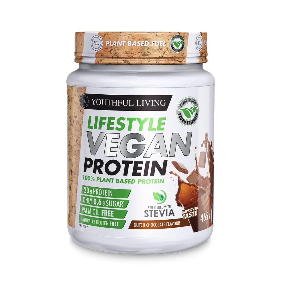 Youthful Living - Lifestyle Vegan Protein Dutch Chocolate 450g