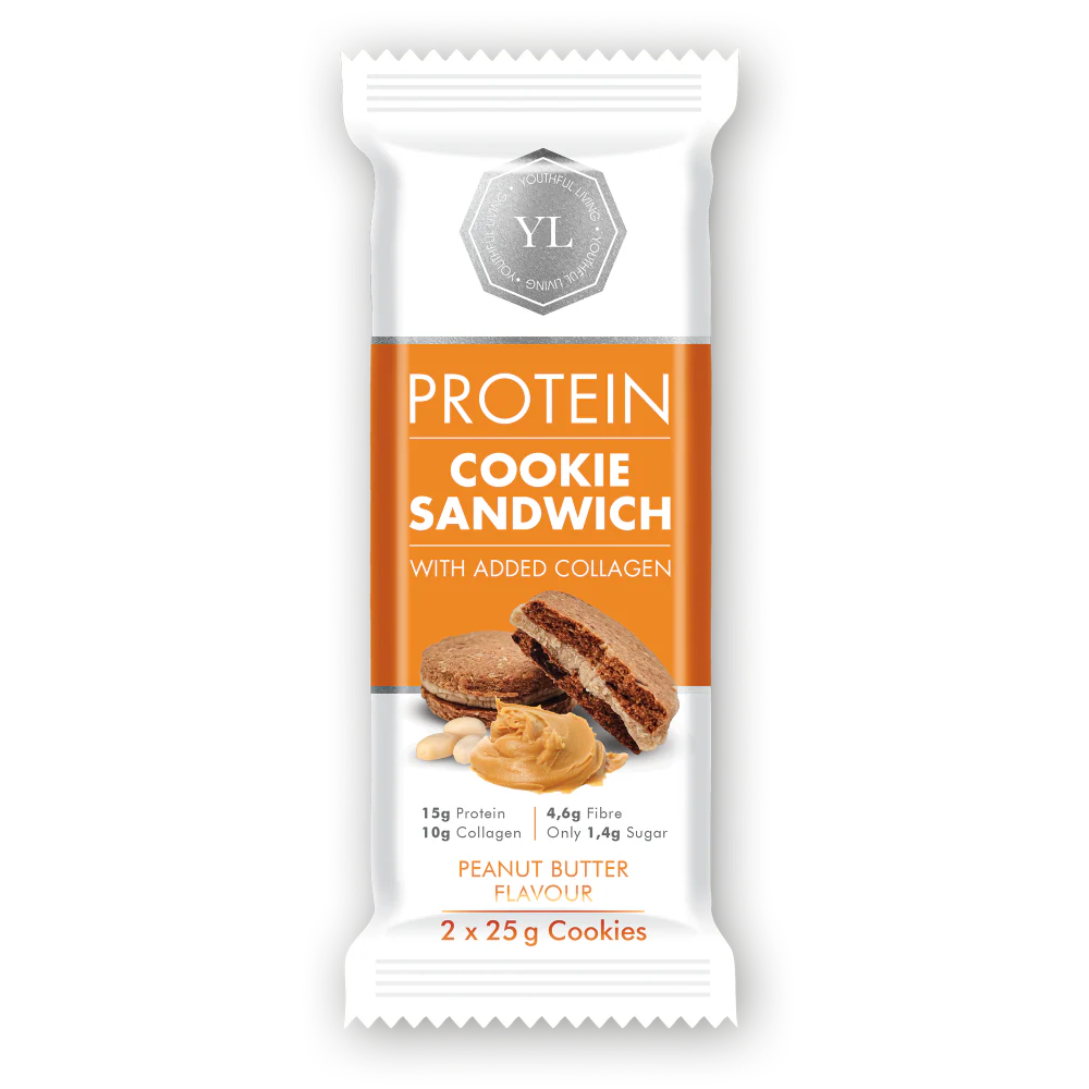 Youthful Living - Protein Cookie Sandwich Peanut Butter 2 x 25g