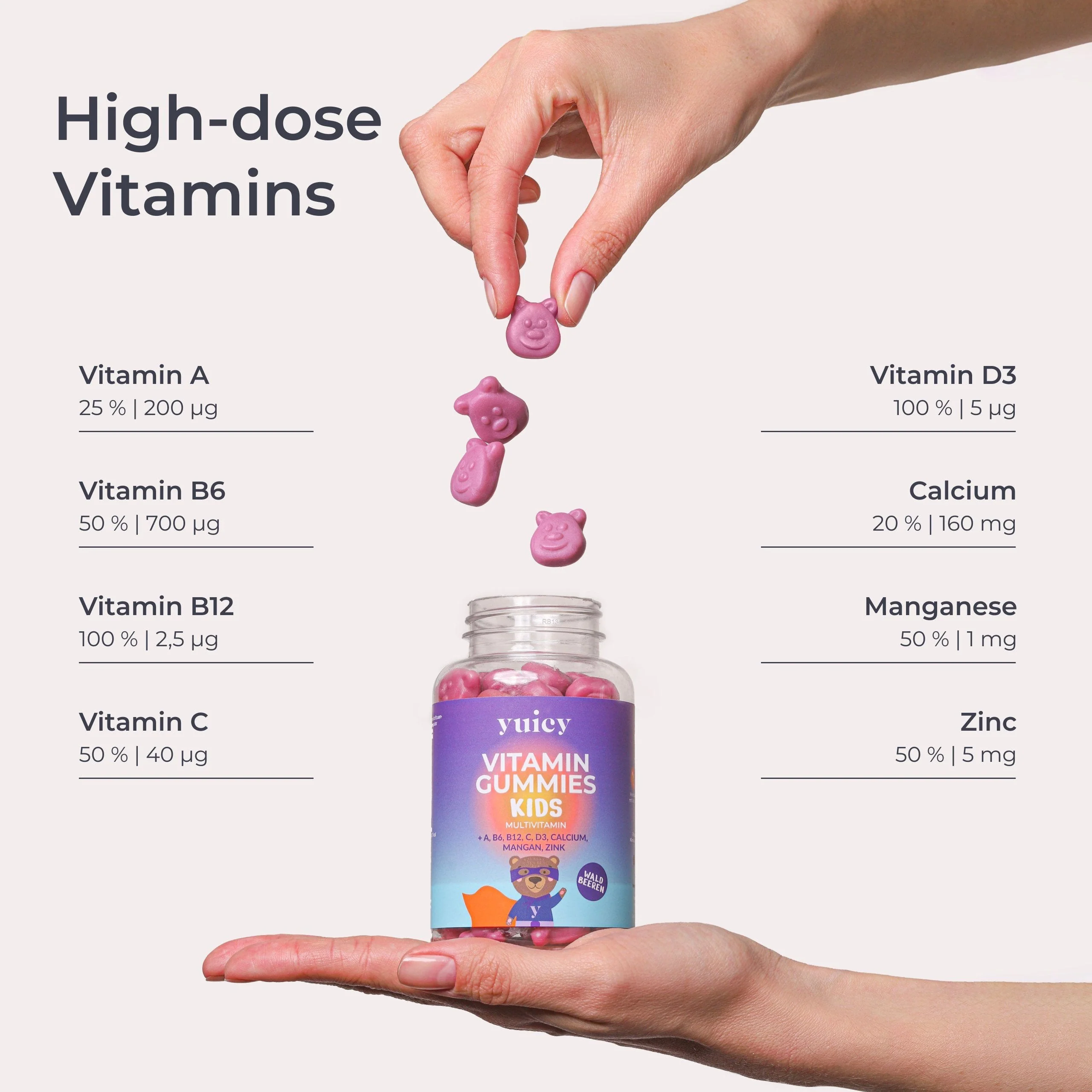 yuicy - Kids Multi Vitamin Gummies 60s - Image 3